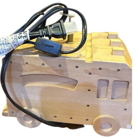 Rare Solid Wood Firetruck Lamp Base - NEW - Picture 2 of 7